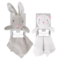 FS855: Knitted Bunny & Cat Comforter